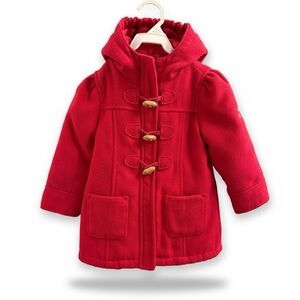 Mexx | Red Jacket with Attached Hood and Quilted Lining
